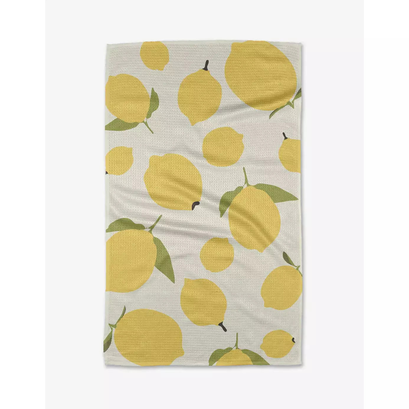 Sunny Lemons Geometry Tea Towel Geometry