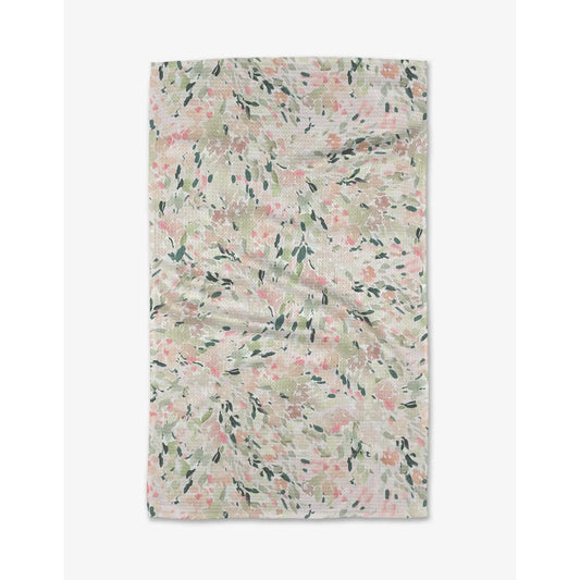 Blossoms Geometry Kitchen Tea Towel