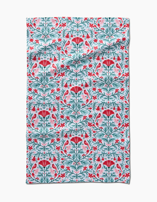 Cardinal Geometry Tea Towel