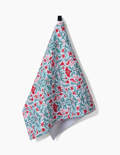 Cardinal Geometry Tea Towel