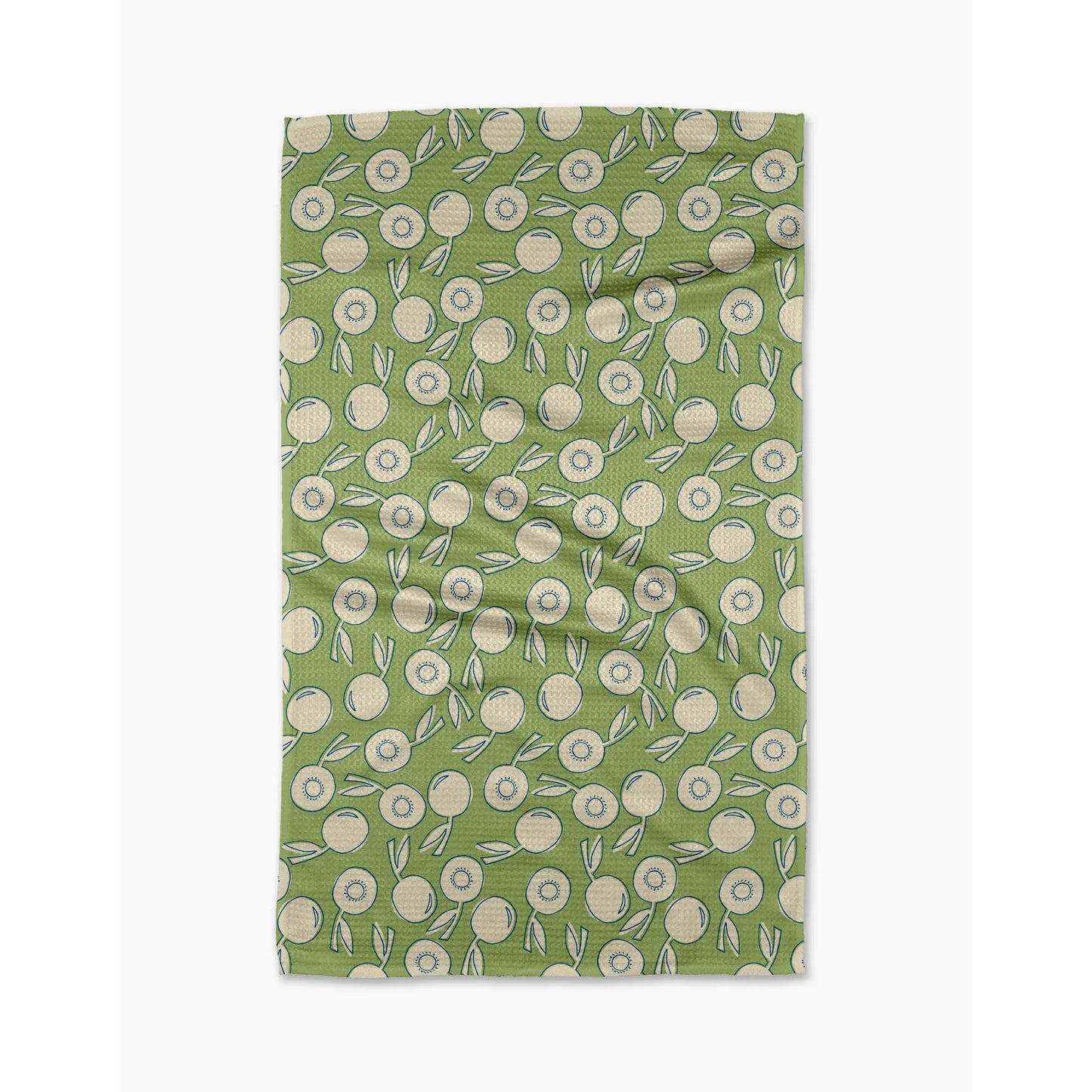 Cherry Explosion Geometry Kitchen Tea Towel