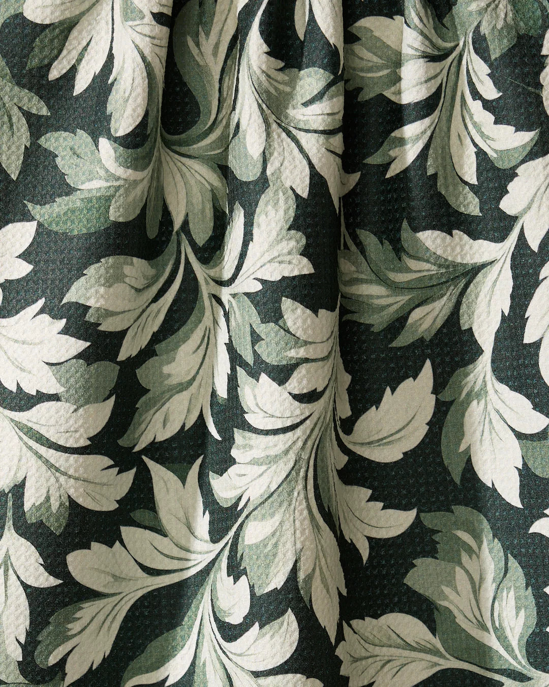 Classic Foliage Geometry Tea Towel