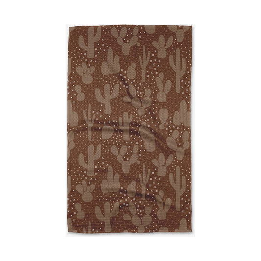 Desert Night Geometry Tea Towel