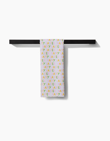 Easter Cheer Geometry Tea Towel