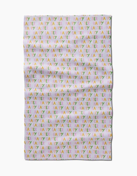 Easter Cheer Geometry Tea Towel