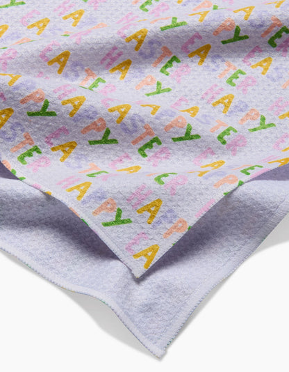 Easter Cheer Geometry Tea Towel