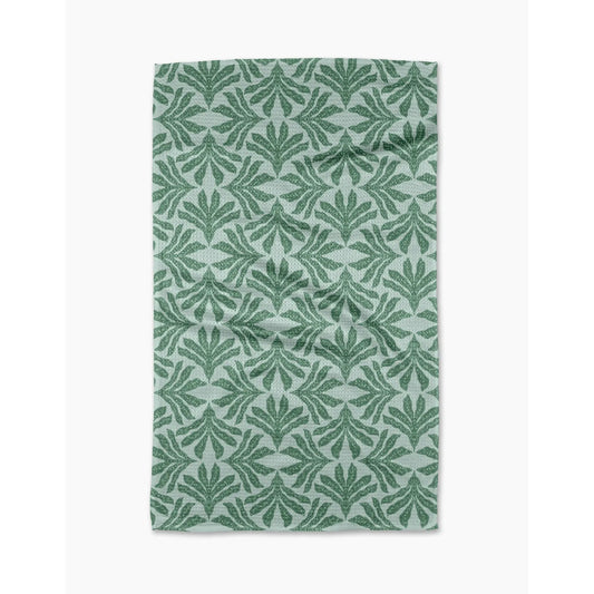 Ethereal Seaweeds Geometry Tea Towel