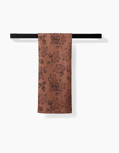 Fall Foliage Geometry Tea Towel