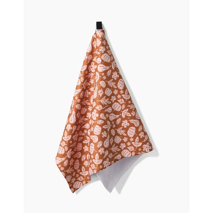 Farm Harvesting Days Geometry Tea Towel