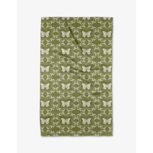 Geometric Butterflies Geometry Kitchen Tea Towel