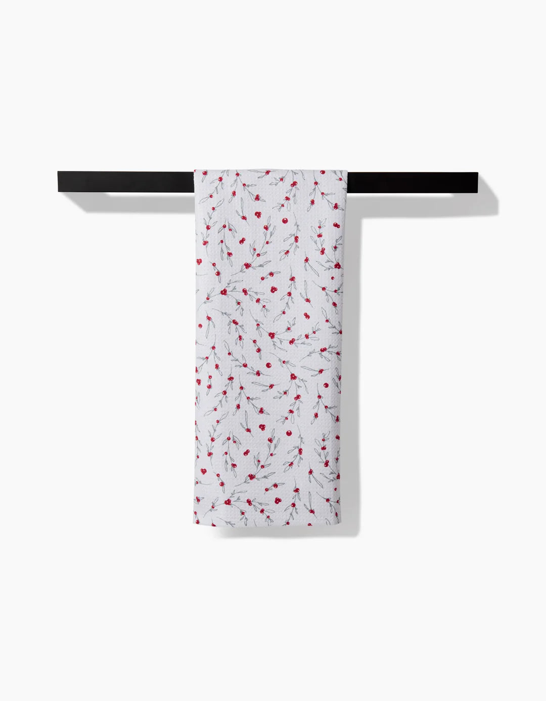 Holiday Sprigs Geometry Tea Towel