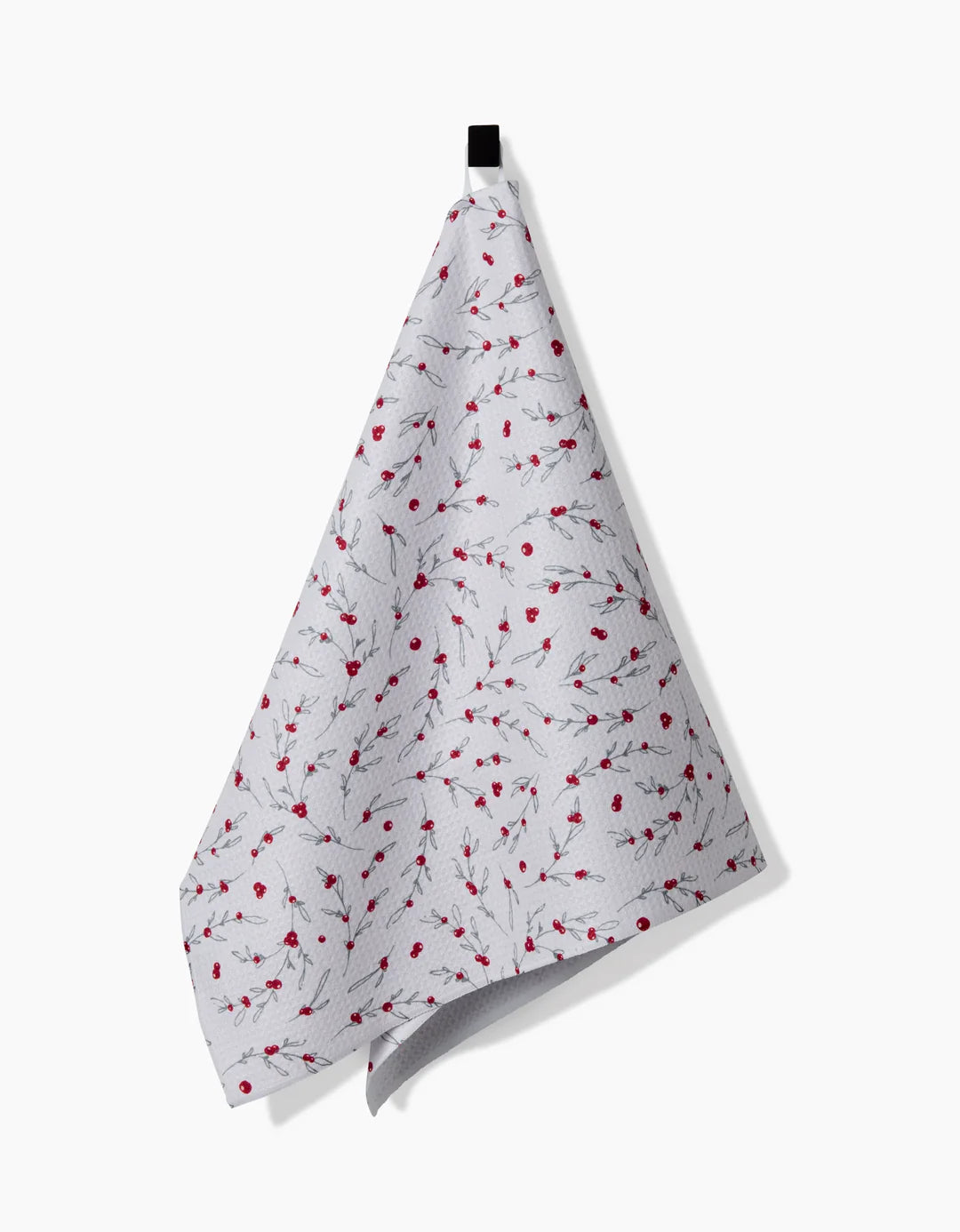 Holiday Sprigs Geometry Tea Towel