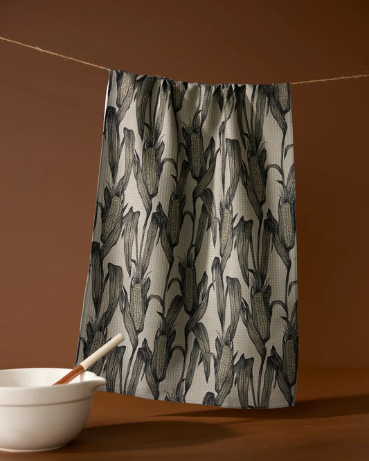Husk Geometry Tea Towel
