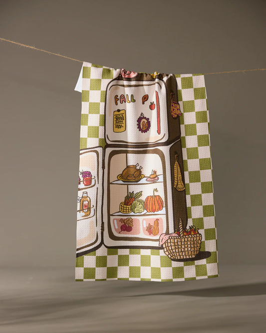 Is It Fall Yet Geometry Tea Towel