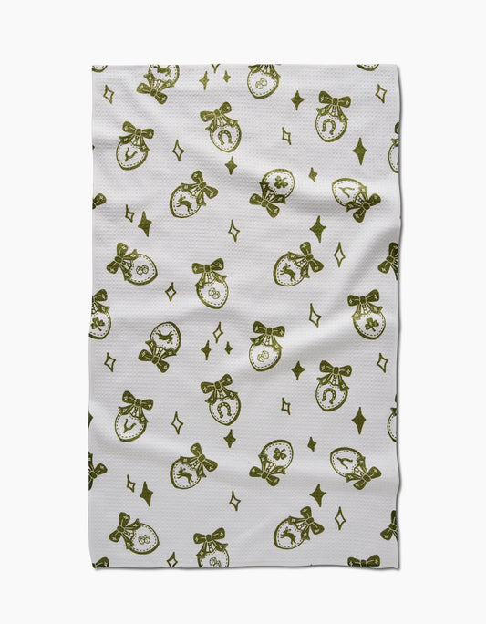 Lucky Bow Geometry Tea Towel