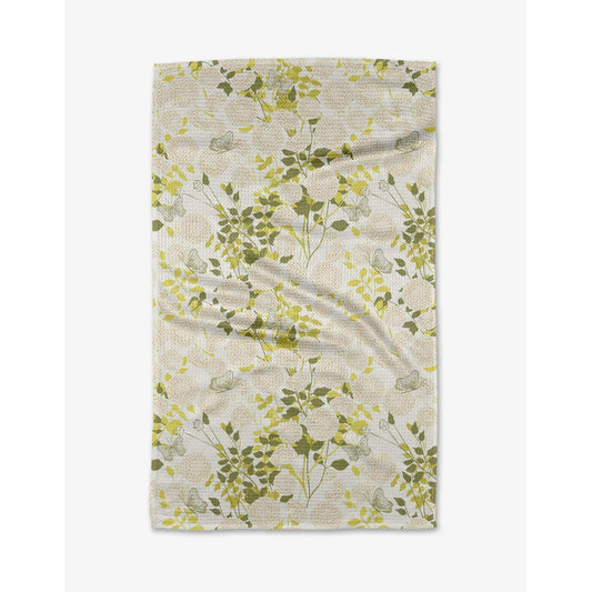 Lush Garden Geometry Kitchen Tea Towel