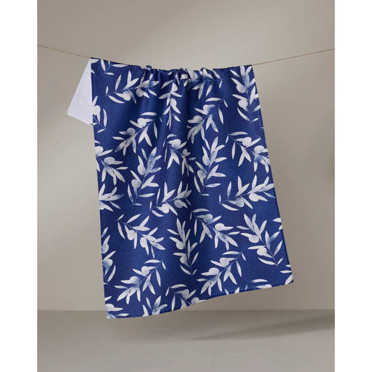 Olive Branch Geometry Tea Towel