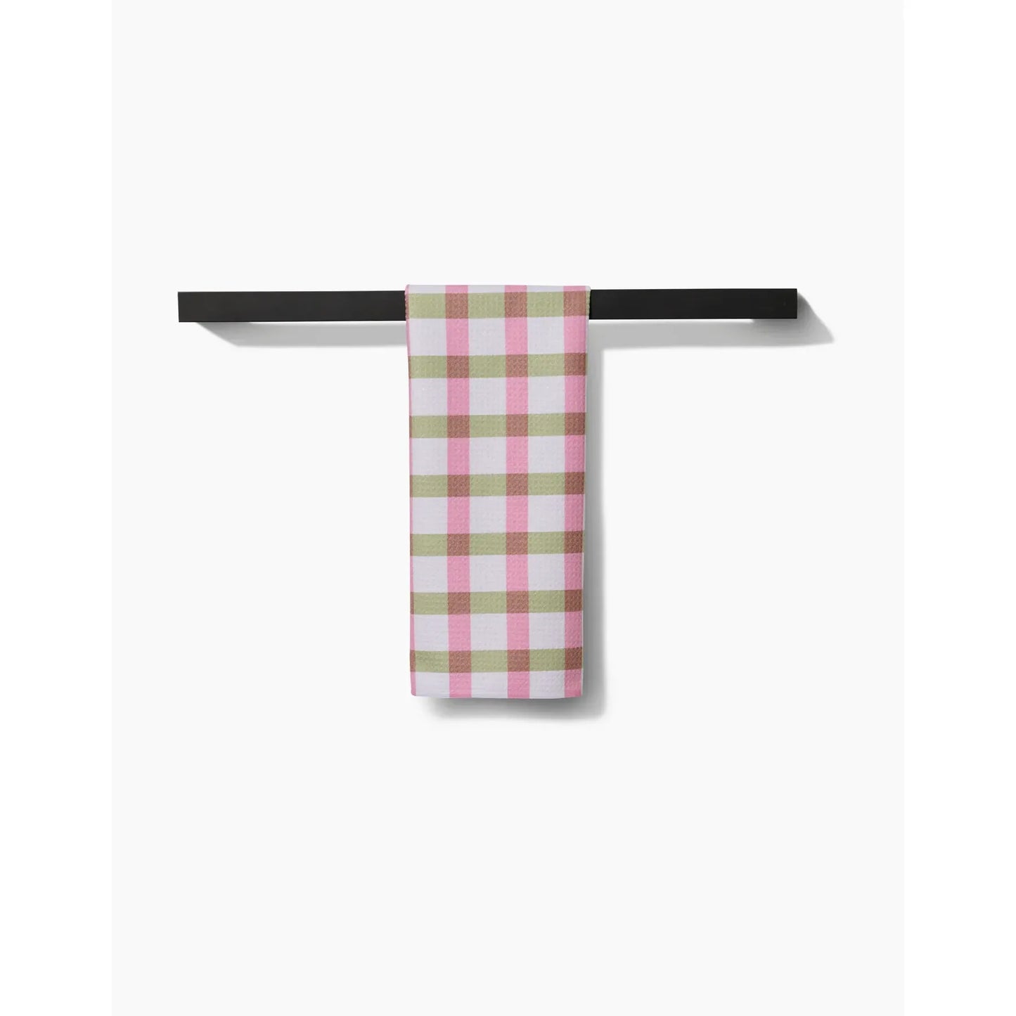 Patricia Plaid Geometry Tea Towel
