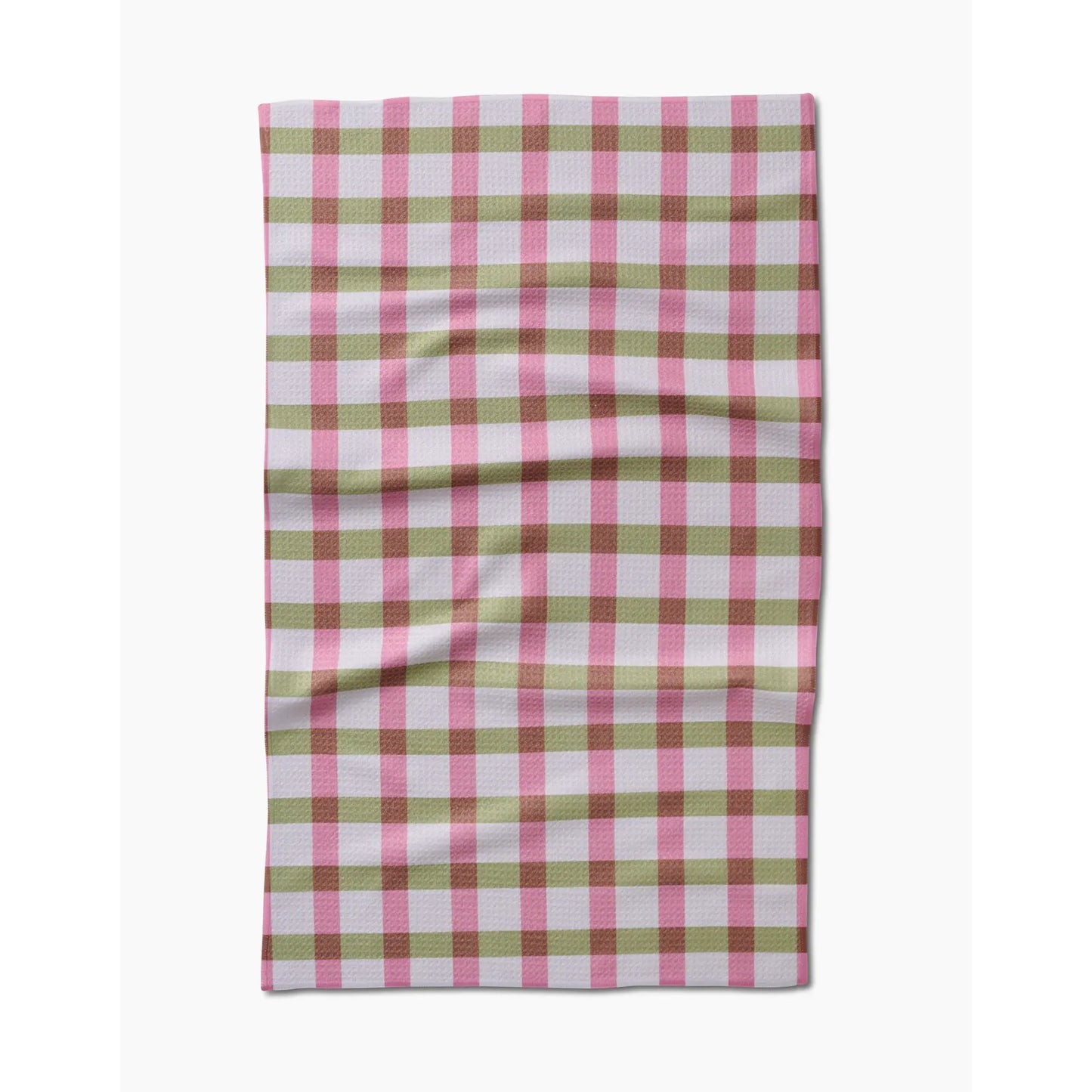 Patricia Plaid Geometry Tea Towel