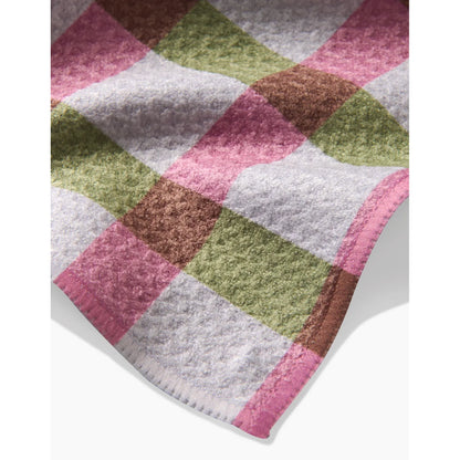 Patricia Plaid Geometry Tea Towel
