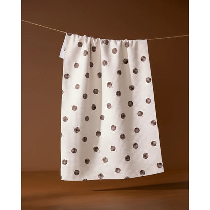 Polka Picnic Geometry Tea Towel