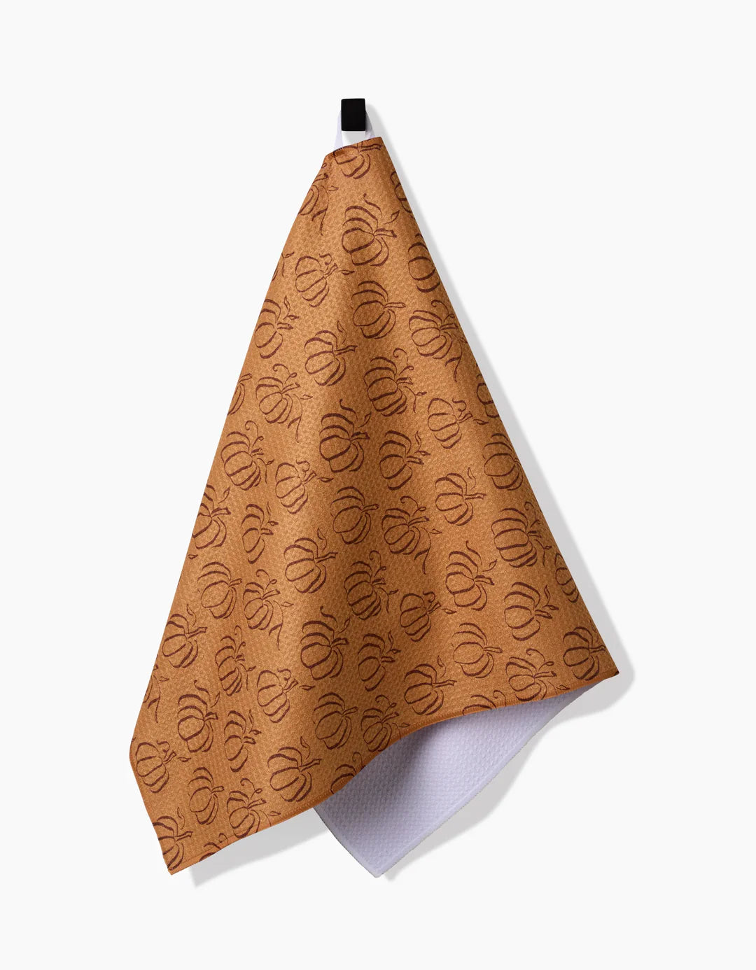 Pumpkin Patchwork Geometry Tea Towel