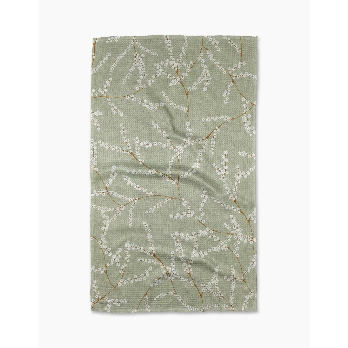 Quiet Flowers Geometry Tea Towel