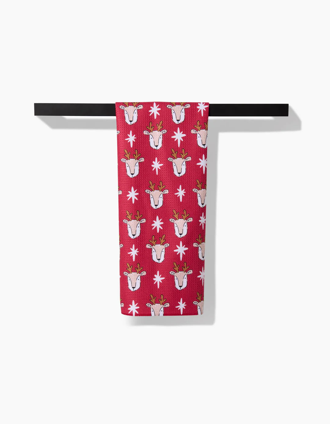 Reindeer Star Geometry Tea Towel