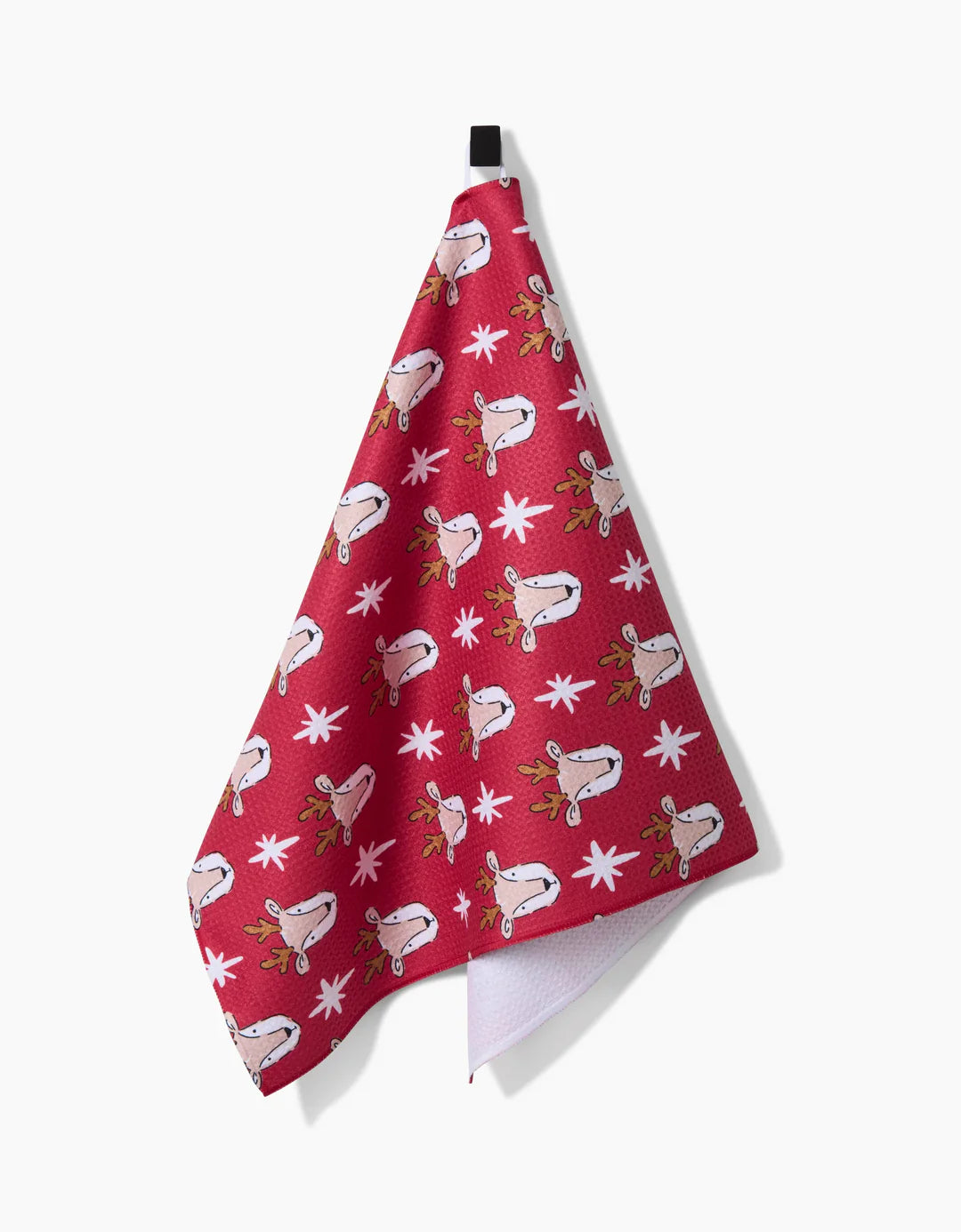 Reindeer Star Geometry Tea Towel