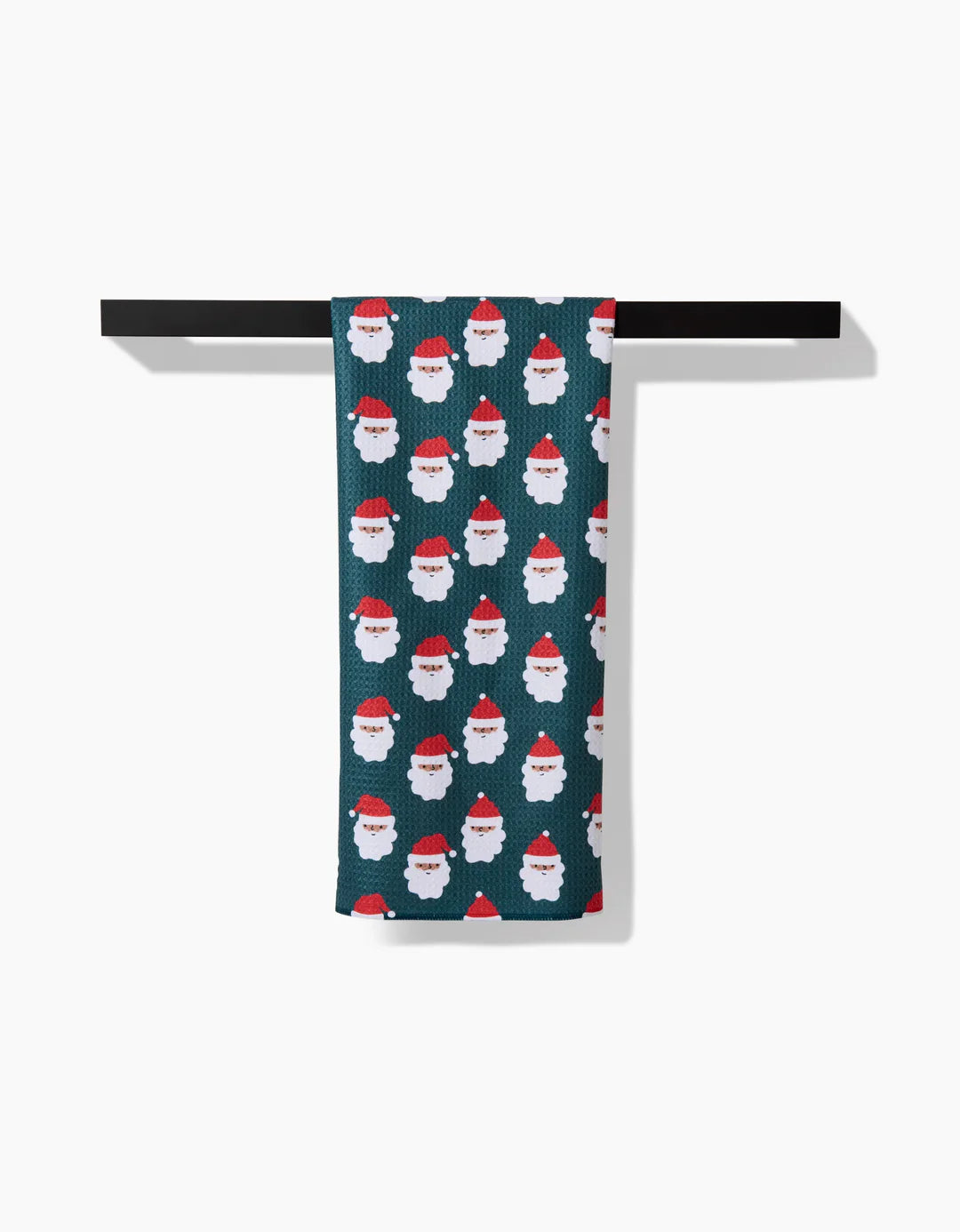 Santa Geometry Tea Towel