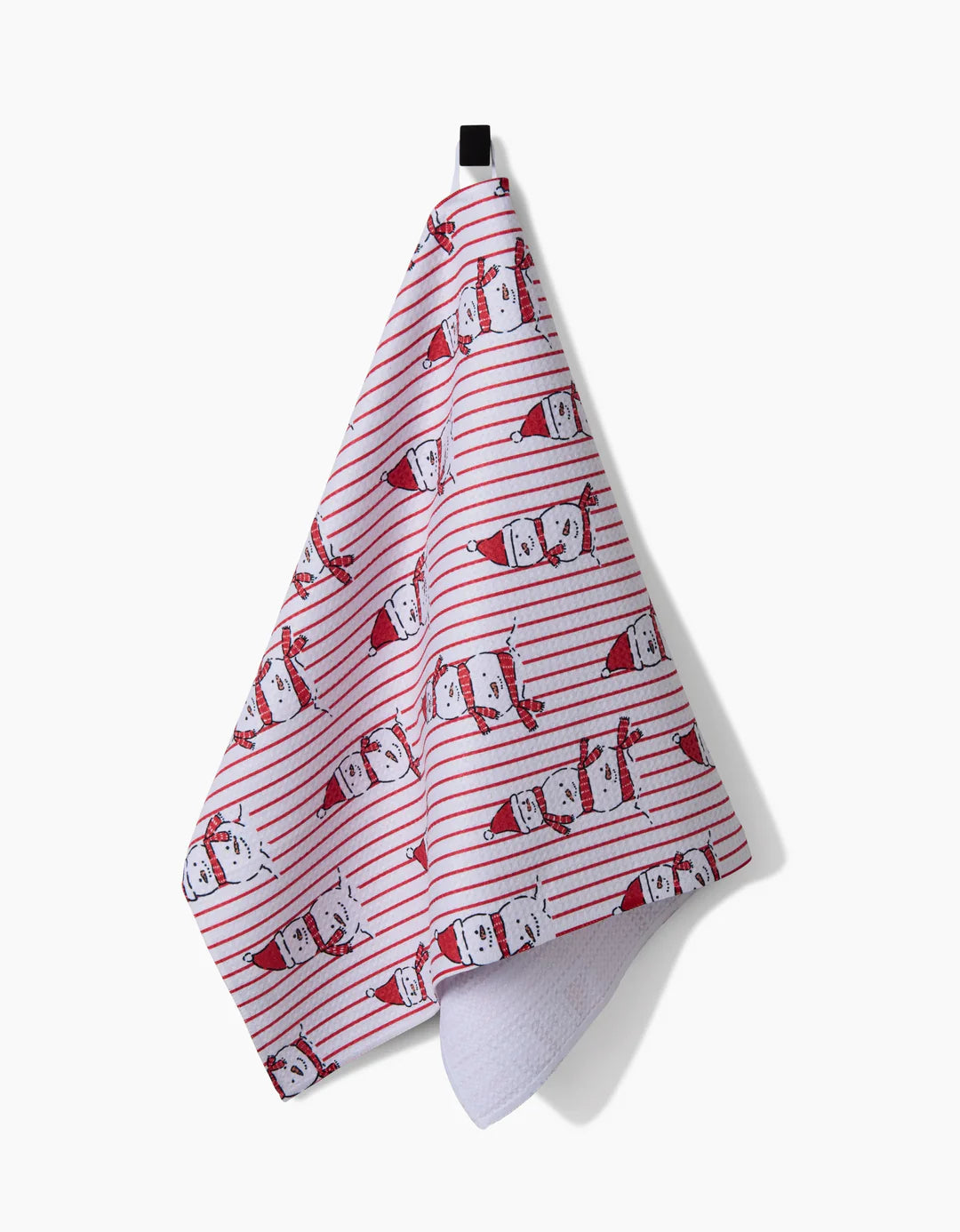 Silly Snowman Geometry Tea Towel