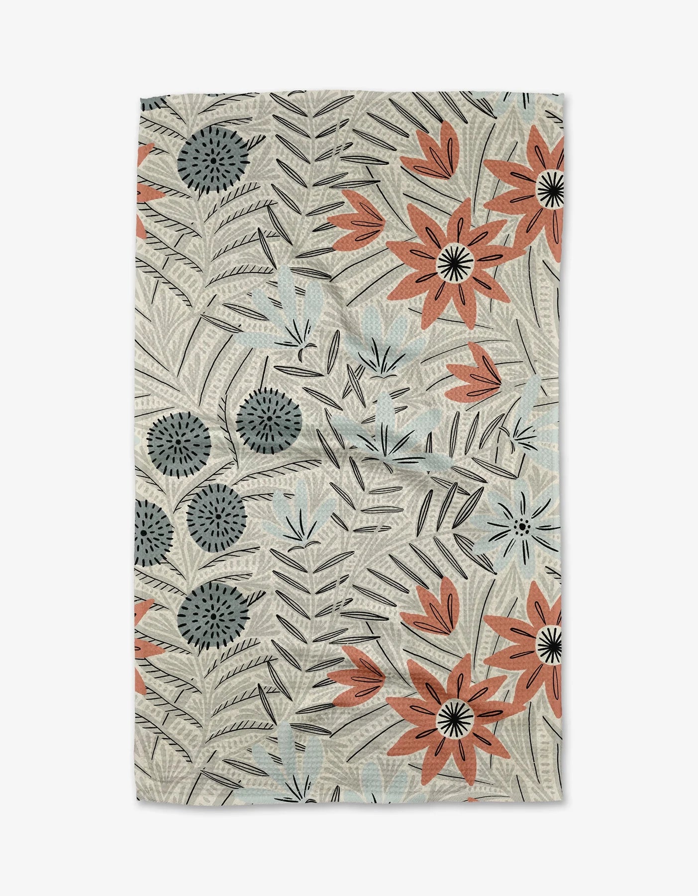 Teagan Cream Geometry Tea Towel