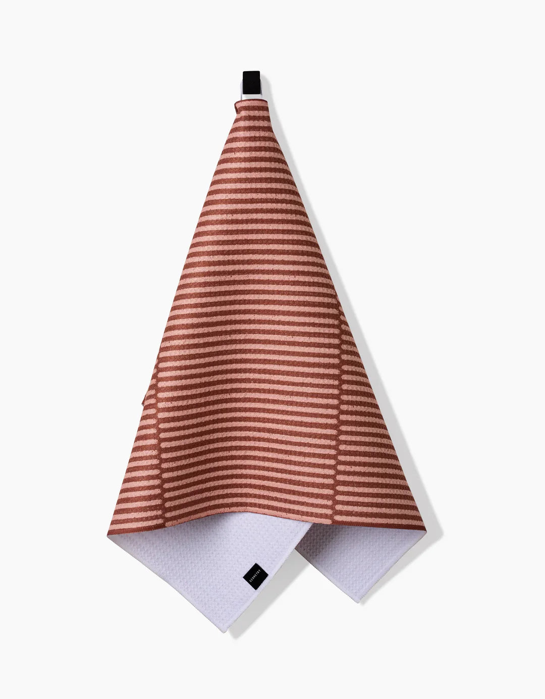 Textured Stripe Geometry Tea Towel