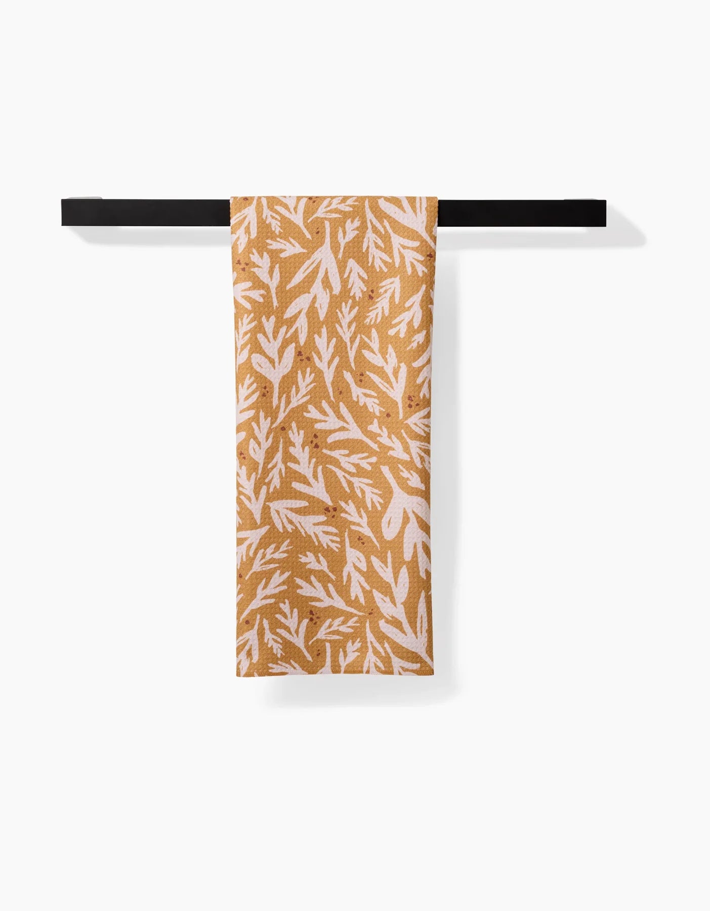 Trail Dusting Gold Geometry Tea Towel