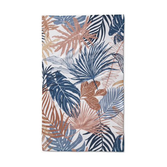 Tropical Forest Geometry Tea Towel