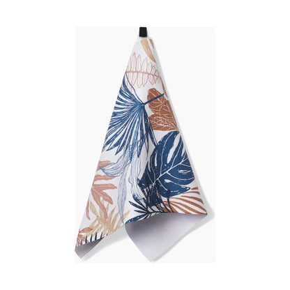 Tropical Forest Geometry Tea Towel