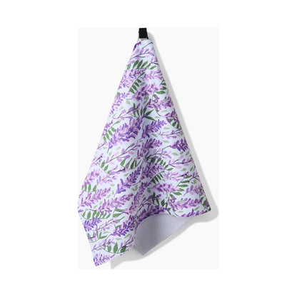 Wisteria Geometry Tea Towel