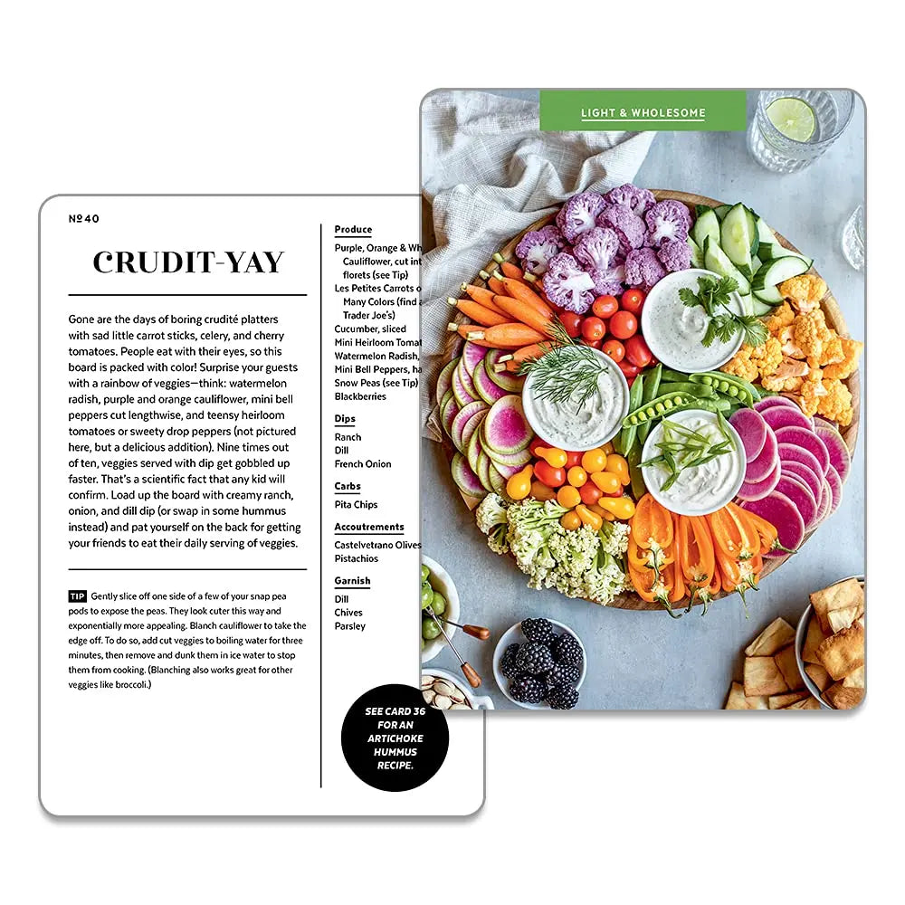 The Cheese Board Deck: 50 Cards for Styling Spreads, Savory and Sweet by Meg Quinn PENGUIN HOUSE