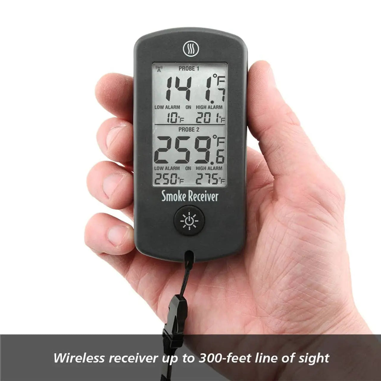 Thermoworks Smoke Remote BBQ Alarm Thermometer - Gray THERMOWORKS