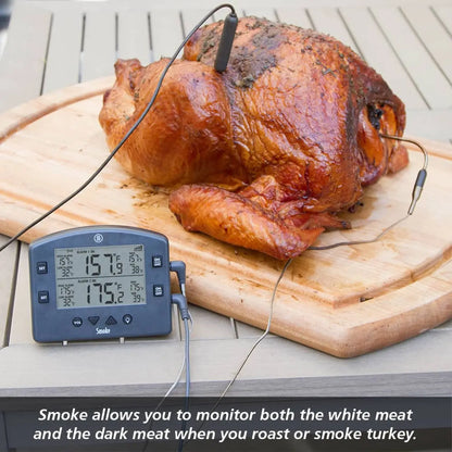 Thermoworks Smoke Remote BBQ Alarm Thermometer - Gray THERMOWORKS