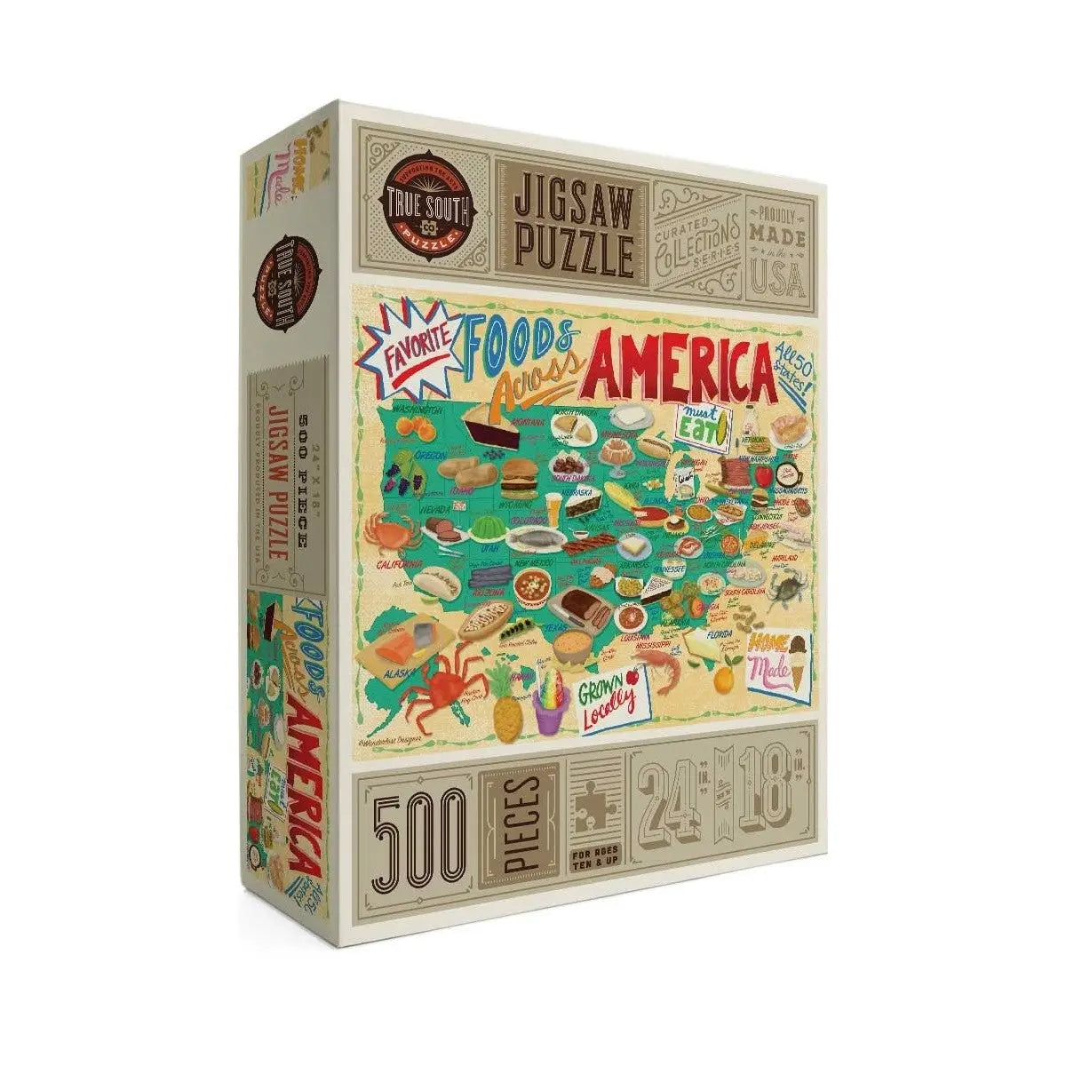 True South Food Across America Puzzle True South Puzzle