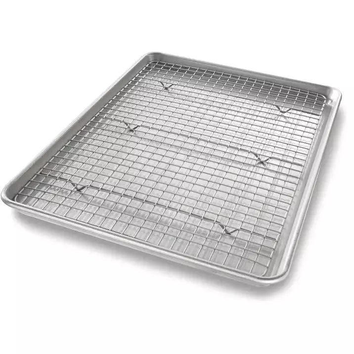 USA Pan Half Sheet Pan and Cooling Rack Browns Kitchen