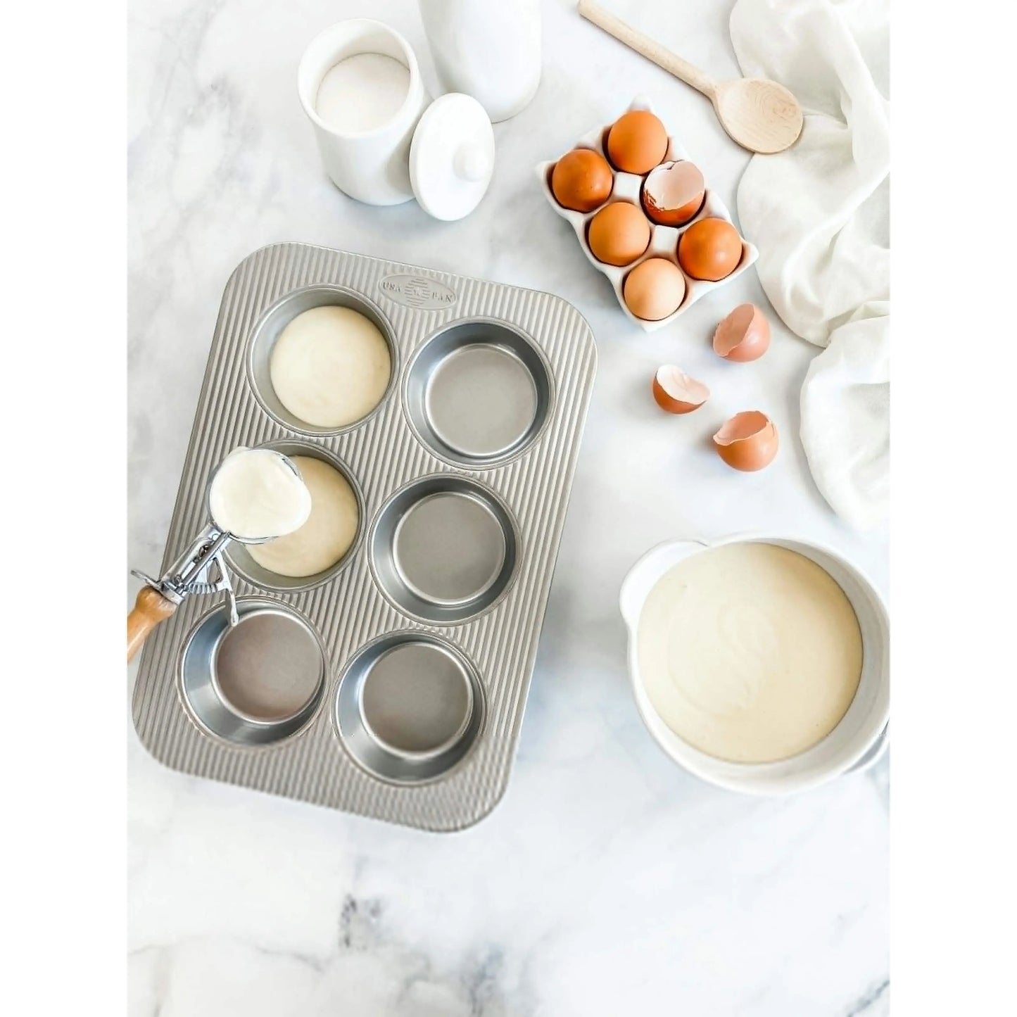 USA Pan Mini Round Cake Pan - 6 Cakes Cake Pans & Molds Browns Kitchen