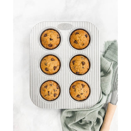 USA Pan Muffin Pan, 6 Cavity Muffin & Pastry Pans Browns Kitchen