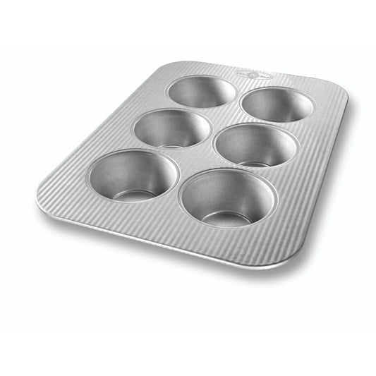 USA Pan Texas Muffin Pan, 6 Cavity Muffin & Pastry Pans Browns Kitchen