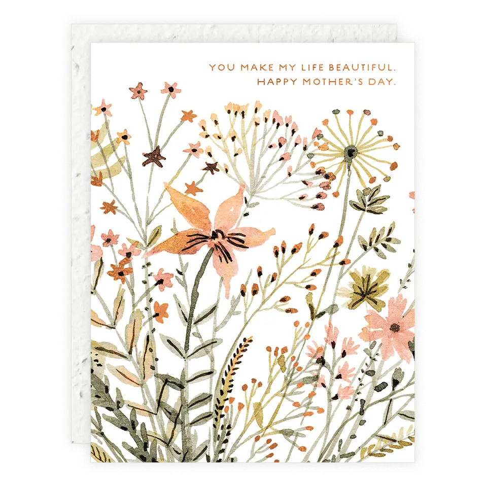 Wildflowers - Mother's Day Card Seedlings