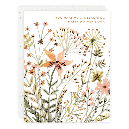 Wildflowers - Mother's Day Card Seedlings