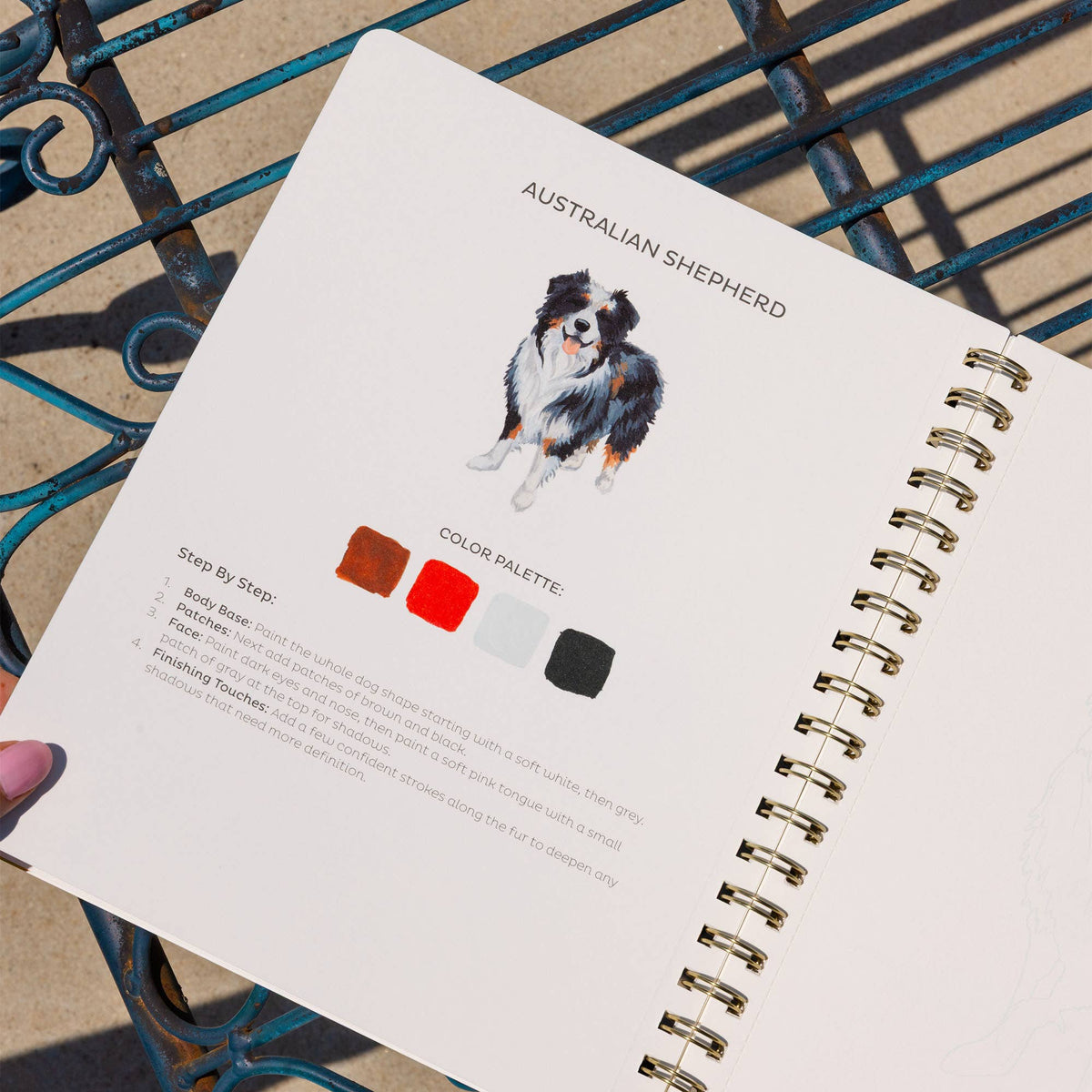Furry Friends Dogs Learn-To-Paint Gouache Paint Book