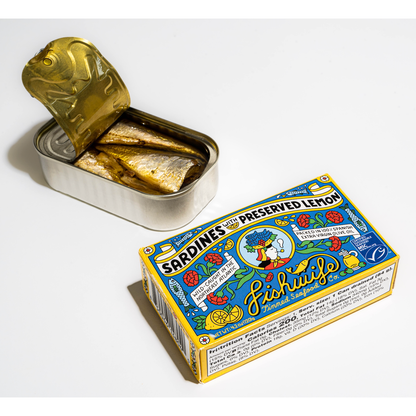 Fishwife Sardines with Preserved Lemon