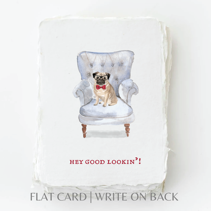 Pug Love Valentine's Day | Eco-Friendly Greeting Card